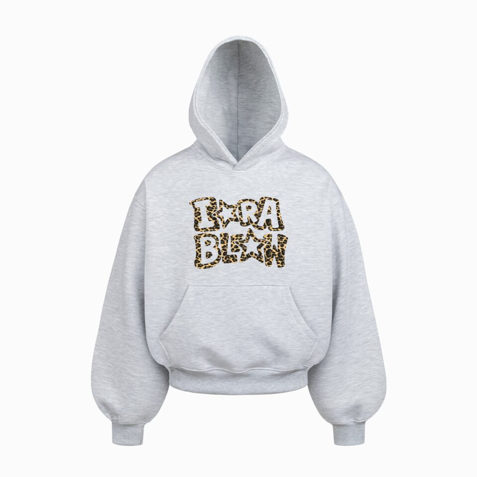 STAR SAFARI BOXY HOODIE (MELANGE)